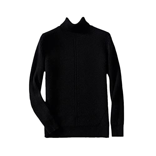 Pull col roulé homme 100% pur cachemire épais haut de gamme de taille XXXL couleur C