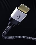 ECHOGEAR Ultra High Speed HDMI 2.1 Cable - Certified 6 Foot Long Cable with Flexible Braided Jacket - Get 4k @ 120Hz On PS5 & Xbox Series X - Supports 8k, HDR, eArc, Dolby Vision, & More
