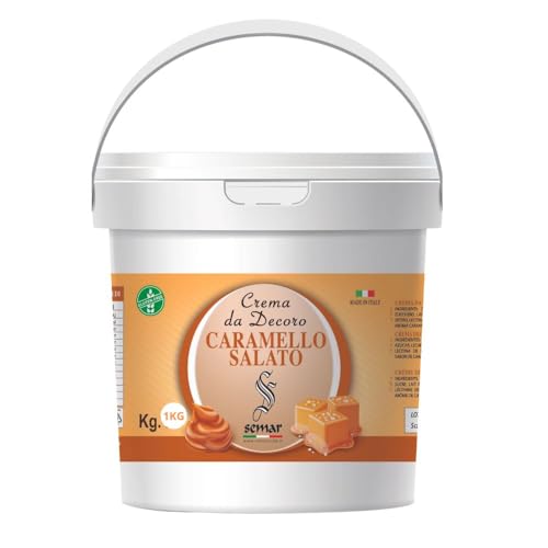 SEMAR | crème à tartiner caramel salé crumble - FABRIQUÉE EN ITALIE - 1KG idéale pour un usage privé et commercial (Caramel Salé)