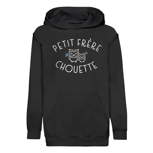 Sweat enfant petit frère : cadeau de naissance idéal motif chouette famille mignon