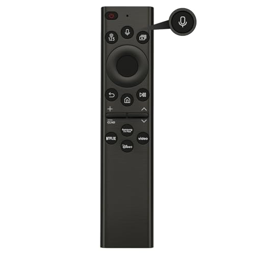 Replacement for Samsung Smart TV Remote, with Voice Control, Compatible with Samsung TV QLED/OLED/The Frame/Crystal UHD Series, Simple Setup, 1-Year Warranty