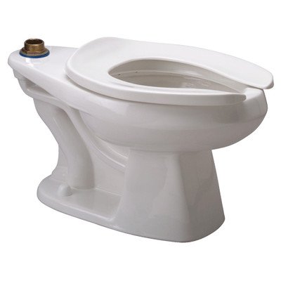 Zurn Z5655-BWL1 Toilet Bowl Only, 1.28 gpf Floor Mounted Elongated Toilet System