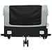 Bike Trailer, 45 kg Iron, Practical Design for Heavy Goods, Considerate Tow Bar, Safety Flag for Visibility, Ideal for Transporting Luggage, Tools, Groceries, Black and Grey,