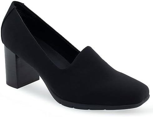 Aerosoles Women's Midnight Pump, Black Stretch, 8 | Image 1