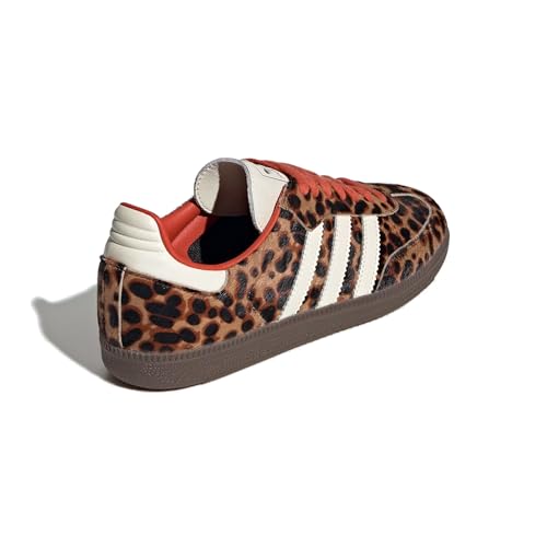 adidas Samba OG Woman Animal Print (Goma con Estampado de Leopardo, Sistema Tallas Calzado EU, Adulto, Mujer, Números, Mediano, 38 2/3)