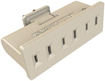 Multi Plug Wall Outlet Extender Adapter - Heavy Duty Receptacle Splitter for Your Home or Office Electrical Sockets
