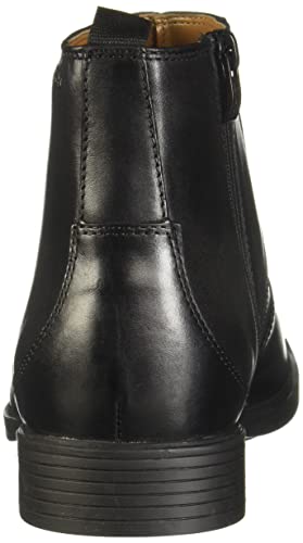 Clarks Men's Whiddon Zip Waterproof Ankle Boot, Black Leather, 10.5 #TOP2