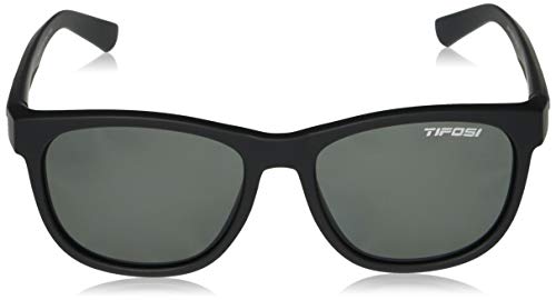 Tifosi Optics Swank Sunglasses - Polarized (Satin Black/Smoke Polarized Lenses)