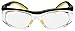 Safety Reading Glasses 206YB with Full Clear Magnifying Lenses, 1.00 to 3.00 Diopter, ANSI Z87 Approved (Black/Yellow, 1.25, x)