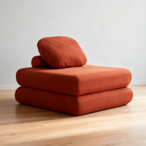 EZZPGDKU Sofá Cama Modular En Pana Gruesa – Sillón Cama 1 Plaza, Sofá Cama 1 Plaza O 2 Plazas Plegable, Fundas Desmontables, Ideal para Salón, Habitación De Invitados O Apartamento Pequeño