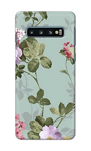 Image of Printed Hard Back Cover Case for Samsung Galaxy S10 Plus | Samsung S10+ Back Cover (Floral Painting) -702