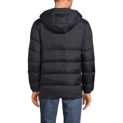 Lands' End Men's Wide Channel 600 Down Puffer Hooded Jacket2