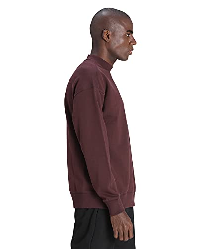 Image of PUMA Men Cotton Banded Collar Crew Neck Sweatshirt