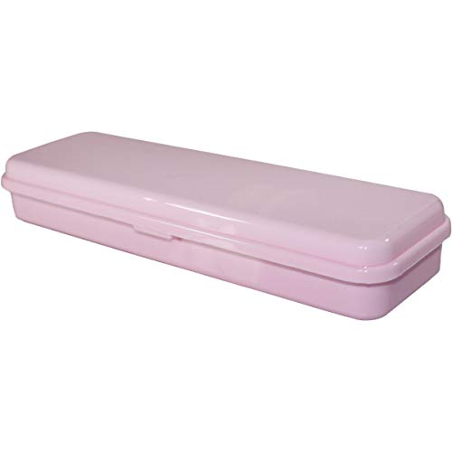 Estojo Plastico Plus Rosa Pastel, Waleu, 10080029, Rosa