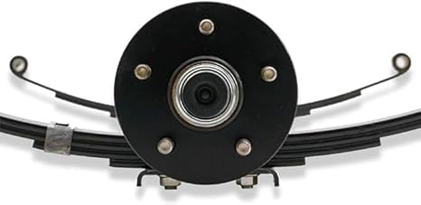 3500 lb Underslung Drop Idler Axle - Heavy-Duty 5 on 4.5