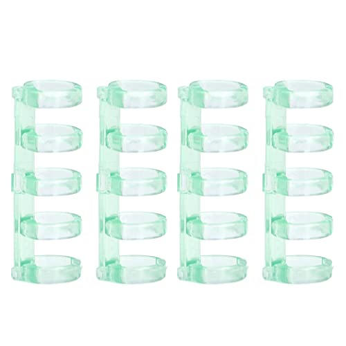 Bindringen, 20 Stuks 5 Gat Geperforeerd Losbladig Papier Plastic Clip Schrijven Kantoor Bindrecept Transparante… - Image 7