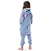 Beauty Shine Onesie Cartoon Animal Costume One Piece Pajamas Cosplay Halloween Christmas Sleepwear Jumpsuit Homewear (US, Age, 8 Years, Stitch)