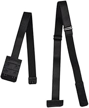 Women's Soft Elastic 2-Hook Bra Extender & Adjustable Low Back Bra Straps Converter for Backless & Low-Back Dresses