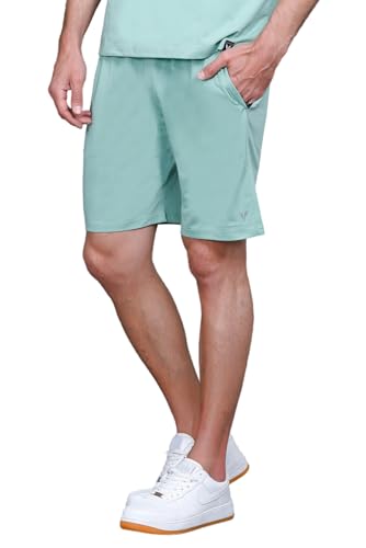 Image of GODFREY Cotton Half Trackpant with Zipper Pocket Shorts for Men | Outdoor Light Weight Sports
