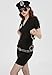 EBYTOP Halloween Costumes for Women Adult 2025 Cop Costume Femal Police Outfit,XL