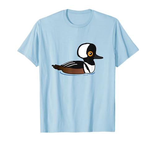 Cute Cartoon Hooded Merganser Fun Birdorable Waterfowl Duck T-Shirt