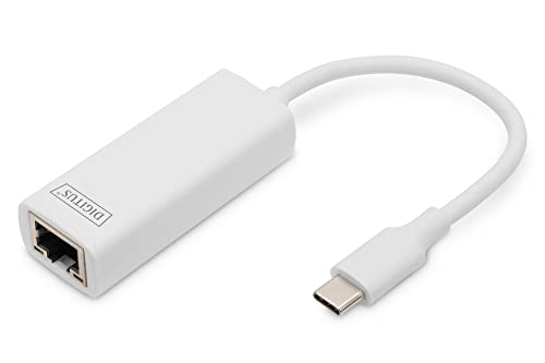 Adaptateur USB Type C 3.0 Gigabit Ethernet DIGITUS - Connexion réseau filaire haute vitesse