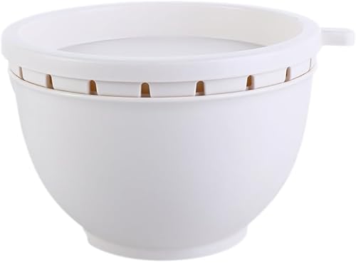 Vctitil Cuenco de cortador de ensalada rápido multifuncional - Herramienta de corte giratoria Cortadora de verduras, corte de material de grado