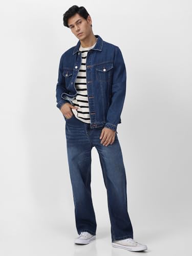 Image of Urbano Fashion Men Mid Rise Loose Jeans