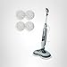 Shark Steam & Scrub Steam Mop, All-in-One Scrubbing and Sanitizing Hard Floor Cleaner, LED Headlights, 4 Dirt Grip Soft Scrub Pads Included, XL Water Tank, Swivel Steering, Hawaiian Grey, S8001