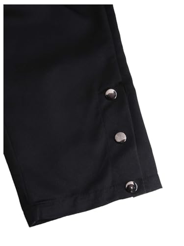 GORGLITTER Men's Baggy Cargo Pants Y2K Stacked Flared Sweatpants Wide Leg Street Pants4