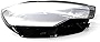 Passenger Side Car Front Headlight Lens Shell Cover Replacement for Audi A6 C7 2011 2012 2013 2014