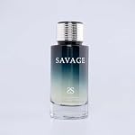 Symphony Parfum SAVAGE Eau De Parfum, 100ml 3.4oz, Sauvage CD, Luxe pour les hommes, Long Lasting, Woody, Masculine Aromatique Fraise, Lavander, Signature Scent