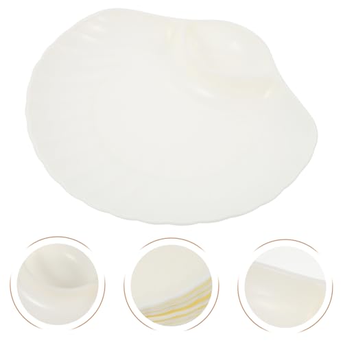 Set de 6 platos para salsa con forma de concha miniatura 2