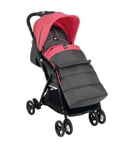 CAM Il mondo del bambino art.831/121 Passeggino Curvi, Rosso corallo