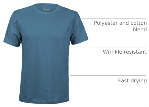 Image of Kingsted T-Shirts for Men Pack - Royally Comfortable - Super Soft Premium Fabric - Well-Crafted Classic Tee