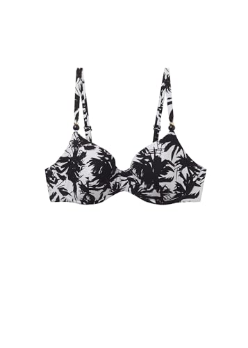 Woman's Push Up Swimsuit Top Palms