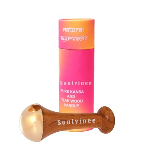 GoodsHealthshop Manual Kansa Wand Face (Small) 4.5 CM Bronze Foot...