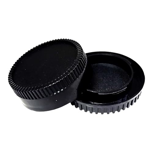 Image of SHOPEE Front Body Cap and Rear Lens Cap Cover for Nikon D7500 D7200 D7100 D7000 D5600 D5300 D5200 D5100 D3500 D3400 D3300 D3200 D3100 D850 D810 D800 D750 D600 D90 D80 More Nikon F Mount DSLR and Lens