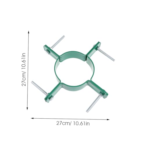 Stabilisation pour inclines de colliers avec vis robustes pour tuteur