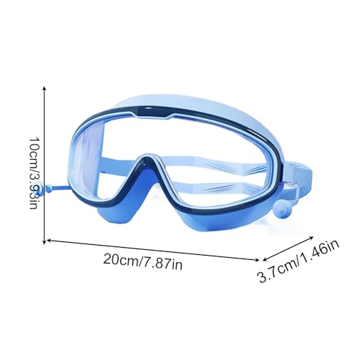 Genérico Gafas Infantiles - Gafas Para Bebés,HD Anti-Vaho Impermeables Ajustables Equipo de Protección de Seguridad para Carreras Entrenamiento Esnórquel Buceo Playa Lago - imagen 5