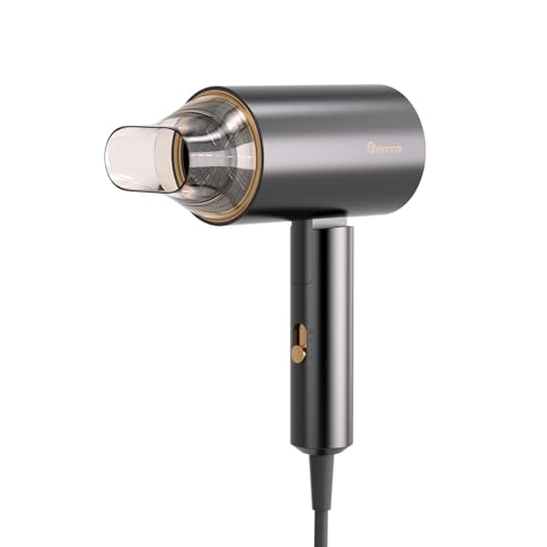 Secador de Cabelo Portátil Dobrável 1800W 220V, Secador Compacto com 3 Velocidades e 2 Temperaturas, Bocal Magnético 360°, Secagem Rápida, Cabo 1,6 m com Bolsa para Viagem (220, Volts)