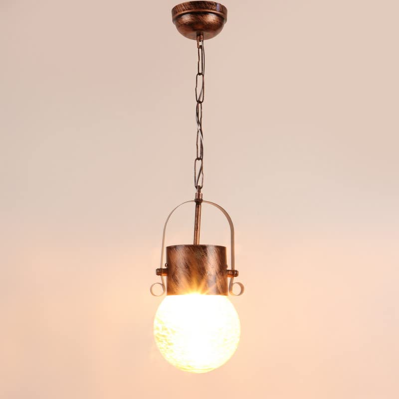 Image of ELIANTE Metal Hanging Light Copper Pendant Light for Living Room, Bedroom, Dining Room, Kitchen | 3 Years Warranty | Free - LED LAMP