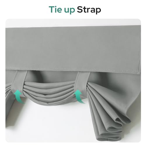 HOMEIDEAS Cortinas blackout para porta da frente, cortinas de janela de porta lateral para janelas p