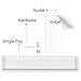 Modern Home Décor Floating Shelf Wall Mount 31.6 Inch Tray Storage Solution White