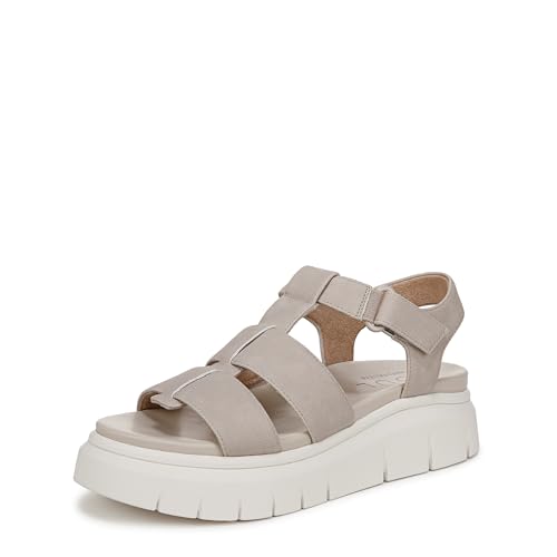 Naturalizer SOUL Women's Pippa Fisherman Sandal Dark Porcelain Beige 9.5 M