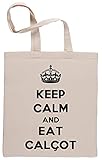 Keep Calm And Eat Calcot Bolsa De Compras Shopping Bag Beige