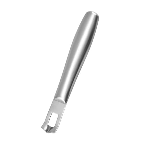 ZORZA 1Pcs Multipurpose Lemon Zest Peeler Stainless Steel Fruit Peeling Gadget with Triangle Channel Knife for Citrus Apples Potatoes and Carrots, 6.9inch