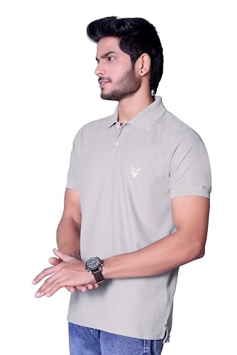 Image of Men's Premium Polo T-Shirt | Classic Collar | Smooth Finish | Half Sleeve Casual Wear (XS to 3XL)