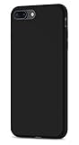 Spigen Liquid Crystal [2nd Generation] iPhone 8 Plus Case/iPhone 7 Plus Case with Matte Finish for Apple iPhone 8 Plus (2017) / iPhone 7 Plus (2016) - Matte Black