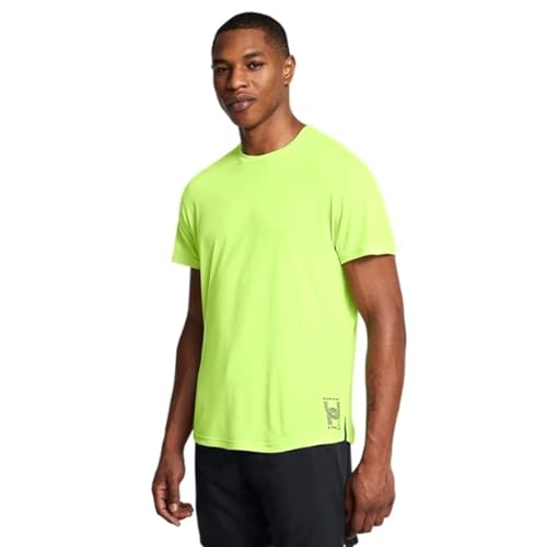 T-shirt Under Armour Run Anywhere XL vert maillot de course ultra léger et fluide